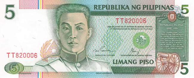 Philippinen 5 Piso 1985 p168e